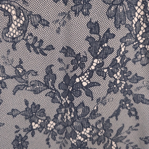 Signé‎ PARIS MADE IN FRANCE 🇫🇷 Floral Lace Pants Trousers Size 40 US 8 - Picture 10 of 12